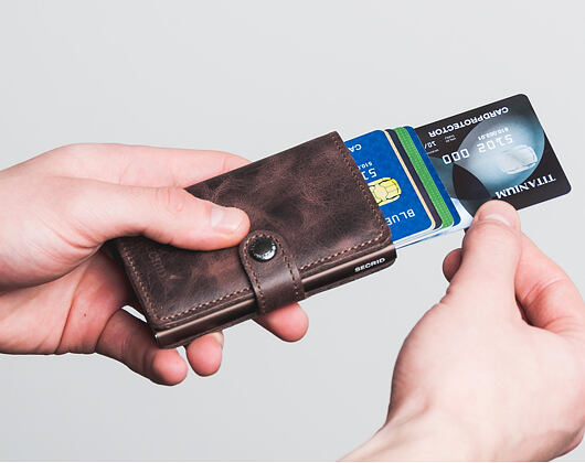 Geldbörse Secrid Miniwallet Vintage Chocolate