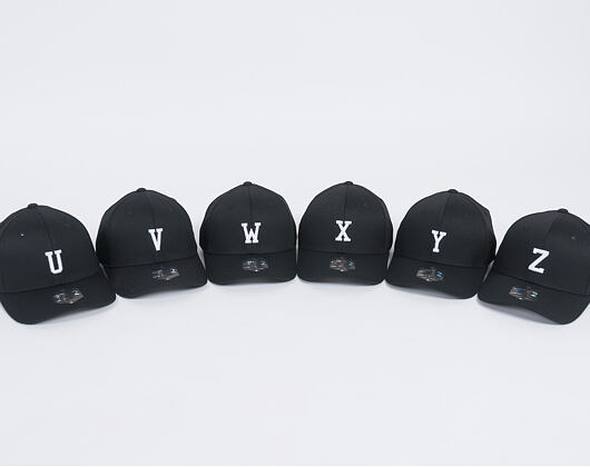 Kappe State of WOW ALPHABET - Zulu Baseball Cap Crown 2 Black/White Strapback