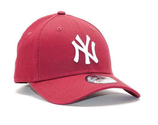 Kappe New Era - MLB Essential 9FORTY - NY Yankees - Cardinal / White