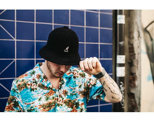 Hut Kangol Bermuda Casual Black