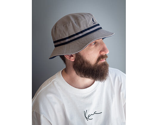 Hut Kangol Stripe Lahinch Grey