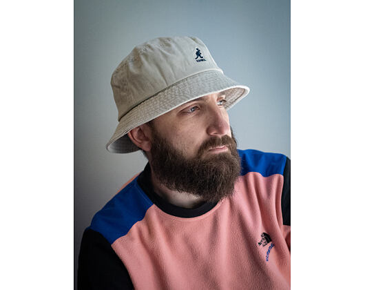Hut Kangol Washed Bucket Khaki
