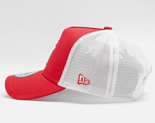 Kappe New Era - MLB Clean 9FORTY Trucker - NY Yankees - Scarlet / White