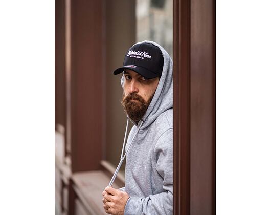 Kappe Mitchell & Ness - Branded Pinscript Classic Red - Black / White