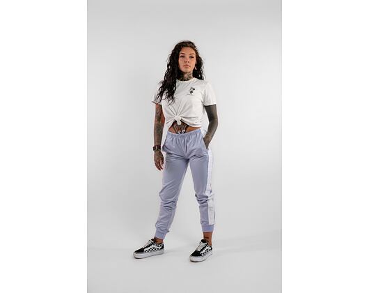 Damen Jogginghose Kappa 222 BANDA WRASTORIA Slim Flieder/Weiß/Hellgrau