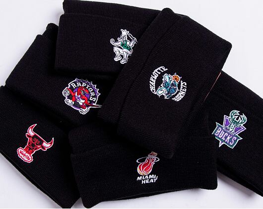 Mütze Mitchell & Ness Chicago Bulls HWC Team Logo Cuff Knit Black
