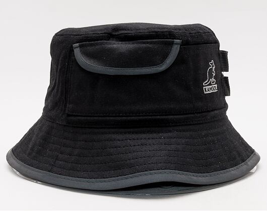 Hut Kangol Waxed Utility Bucket K5328-BK001 Black