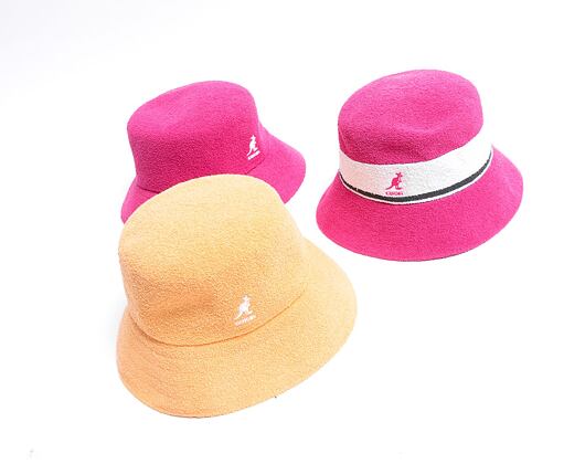 Hut Kangol Bermuda Stripe Bucket K3326ST-EP600 Electric Pink