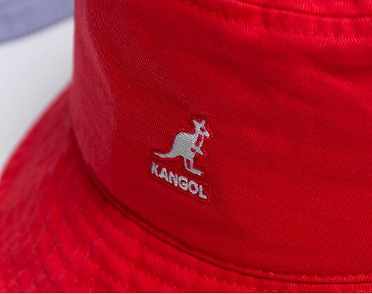 Hut Kangol Washed Bucket Cherry Glow