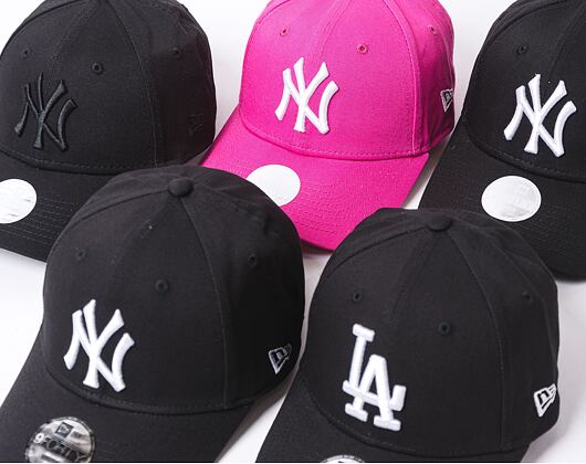 Kinder Kappe New Era - 9FORTY League Basic - NY Yankees - Black / White