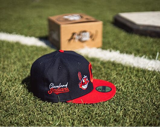 Kappe Adam Wave 59FIFTY MLB “Banned” Cleveland Indians Fitted