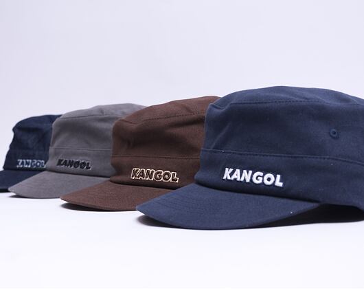 Kappe Kangol - Cotton Twill Army Cap - Navy