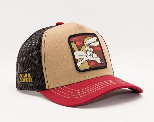 Kappe Capslab - Trucker Looney Tunes - Wile E. Coyote v.2 Trucker -Brown / Burgundy