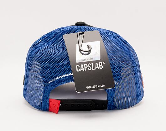 Kappe Capslab NASA A-Frame Trucker CL/NASA/1/NAS4 Black / Royal Blue