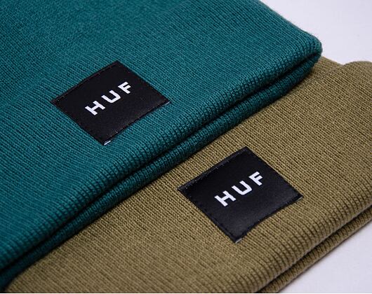 Mütze HUF Essentials Box Logo Beanie sycamore