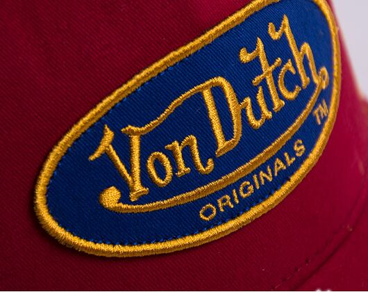 Kappe Von Dutch Boston Trucker Cotton Twill Red/Yellow
