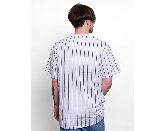 T-Shirt Karl Kani - Small Signature Pinstripe Tee - White/Black