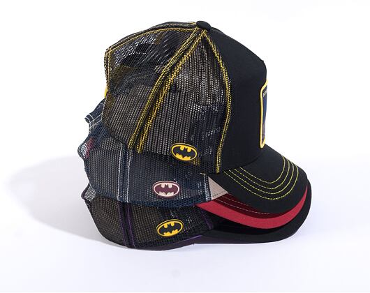 Kappe Capslab Batman - Batman Schwarz/Gelb Trucker Schwarz / Gelb