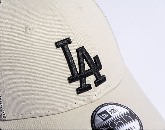 Kappe New Era 9FORTY Trucker MLB Home Field - LA Dodgers - Stone / Black