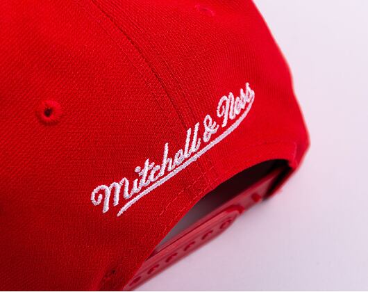 Kappe Mitchell & Ness - Team Ground 2.0 Pro Snapback - Detroit Red Wings - Red
