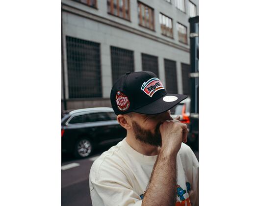 Kappe Mitchell & Ness NBA Conference Patch Snapback Hwc San Antonio Spurs Schwarz