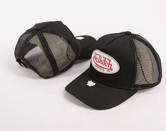 Kappe Von Dutch Boston Trucker Cotton Black / Red