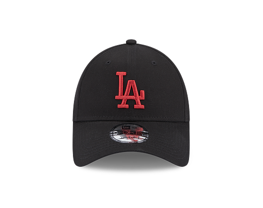 Kappe New Era 9FORTY MLB League Essential - LA Dodgers - Black / Cardinal