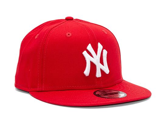 Kappe New Era - MLB Basic 9FIFTY - NY Yankees - Scarlet / White