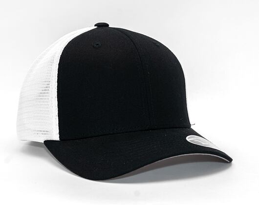 Kappe Yupoong Flexfit 110 Mesh Cap 2-Tone Black / White