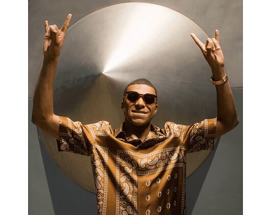 Sonnenbrille Oakley HSTN "Kylian Mbappé" Dark Amber/Light Curry - Prizm Tungsten