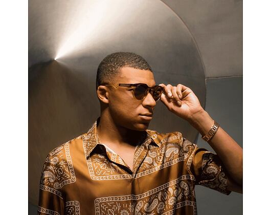 Sonnenbrille Oakley HSTN "Kylian Mbappé" Dark Amber/Light Curry - Prizm Tungsten