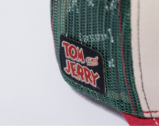 Kappe Capslab - Trucker Tom & Jerry - Tom & Jerry - Sand / Green / Red