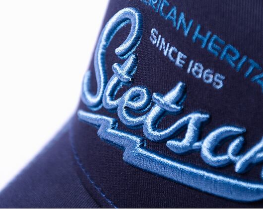 Kappe Stetson Trucker Cap American Heritage Classic Navy