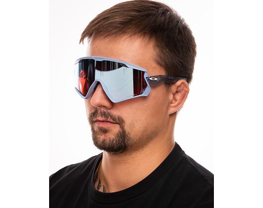 Sonnenbrille Oakley Wind Jacket 2.0 Transparent Stonewash / Prizm Snow Sapphire Iridium