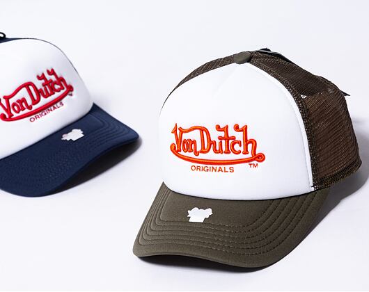 Kappe Von Dutch Trucker Atlanta Foam Grey/Orange