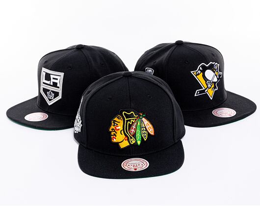 Kappe Mitchell & Ness NHL Top Spot Snapback Chicago Blackhawks Black