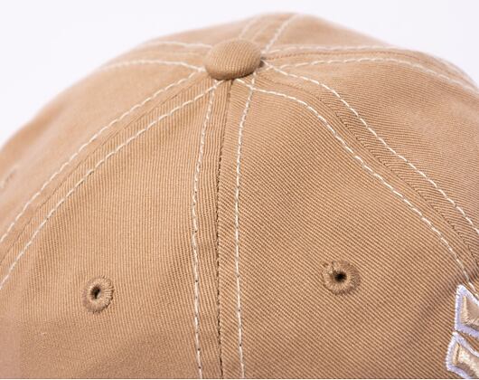 Damen Kappe New Era 9TWENTY MLB Washed - NY Yankees - Camel / White