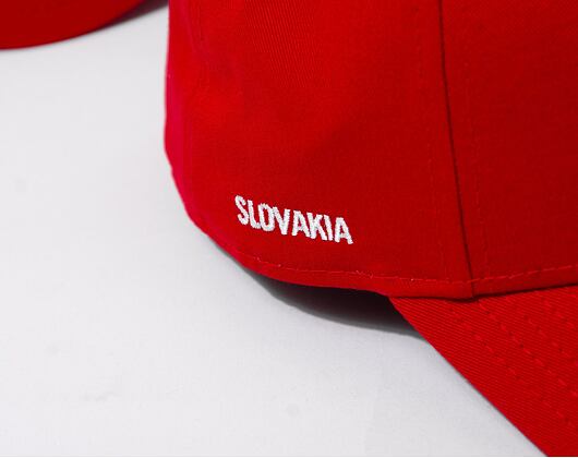 Kappe New Era 9FORTY National Team - Slovakia Scarlet