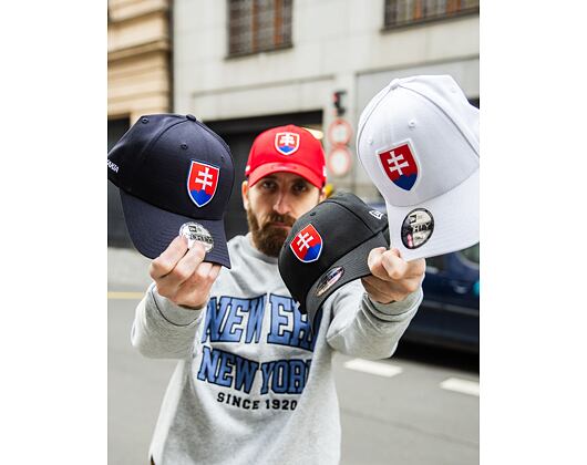 Kappe New Era 9FORTY National Team - Slovakia White