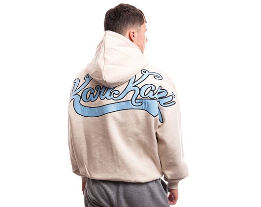 Pullover Karl Kani Chest Signature Os Full Zip Diner Hoodie vanilla melange