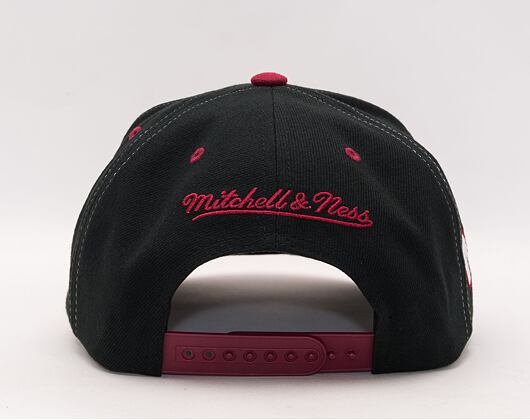 Kappe Mitchell & Ness Overbite Pro Snapback Miami Heat Black