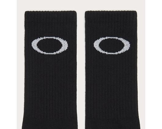 Socken Oakley Ellipse  3 pack Crew Sock Black