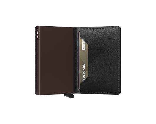 Geldbörse Secrid Slimwallet Original Black & Brown
