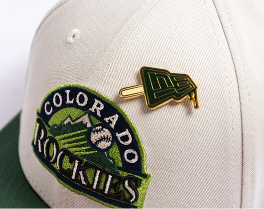 Kappe New Era 59FIFTY Low Profile "Melted Cream" Pin - Colorado Rockies - Cream