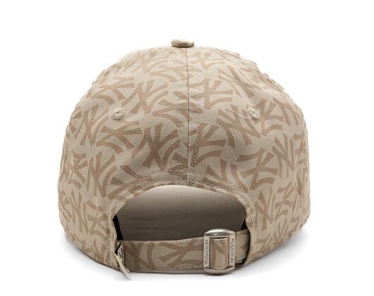 Damen Kappe New Era 9FORTY Womens MLB Mono - NY Yankees - Stone