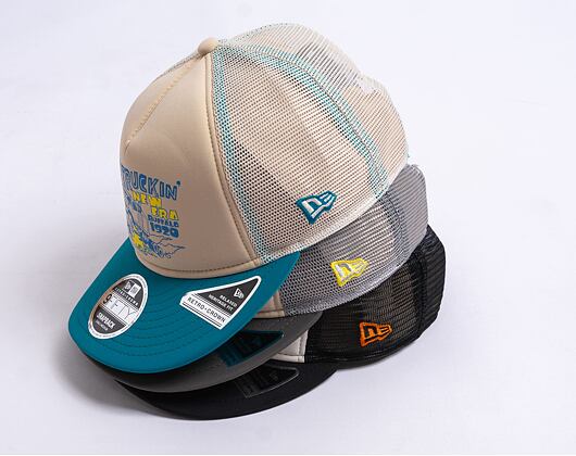 Kappe New Era 9FIFTY Retro Crown American New Era - Turquoise / Ivory