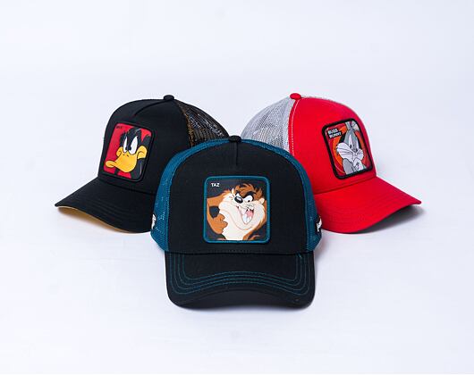 Kappe Capslab - Trucker Looney Tunes Trucker Taz - Black / Night Blue
