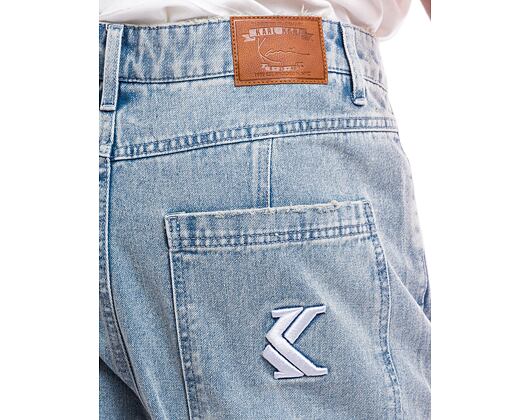 Hose Karl Kani OG Wavy Baggy Workwear Denim bleached blue
