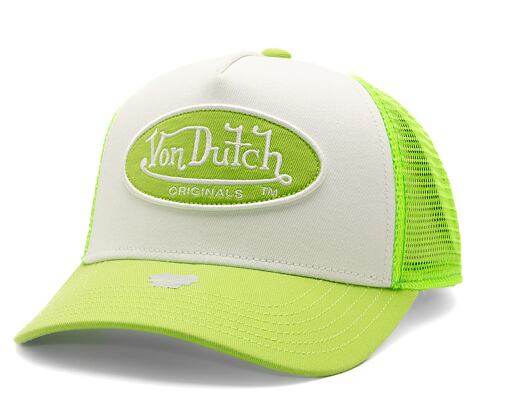 Kappe Von Dutch Trucker Boston - White/Green