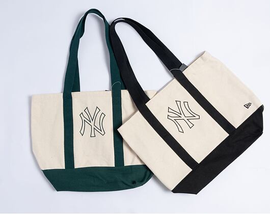 Tasche New Era MLB Premium Tote Bag - NY Yankees - Ivory / Black
